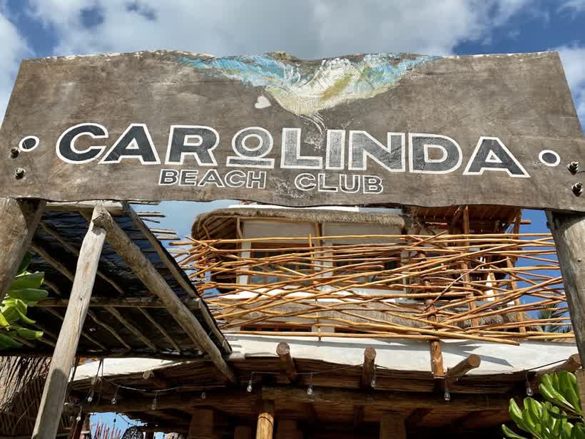 Carolinda Beach Club en Isla Holbox