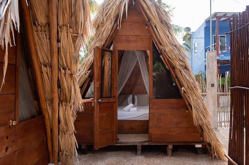 Mapache Hostel en Isla Holbox
